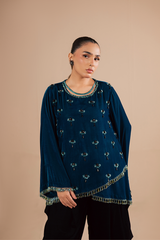 Crest Shirt & Drape Shalwar