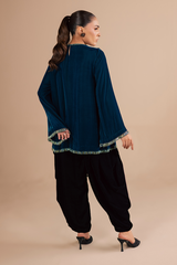 Crest Shirt & Drape Shalwar