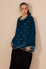 Crest Shirt & Drape Shalwar