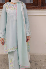 Joie Ice Blue Silk Dupatta